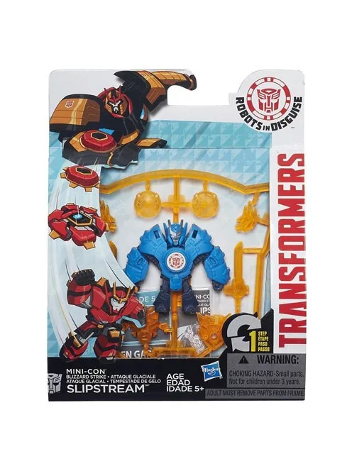 Transformers - Robots In Disguise: Mini-Con Blizzard Strike Slipstream figura