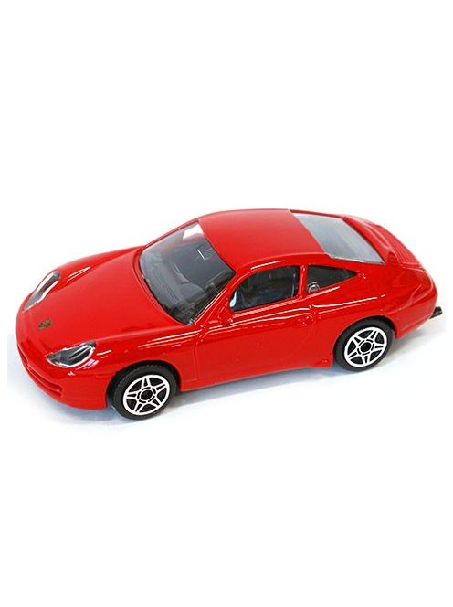 Bburago: Porsche 911 Carrera piros fém autómodell 1/43