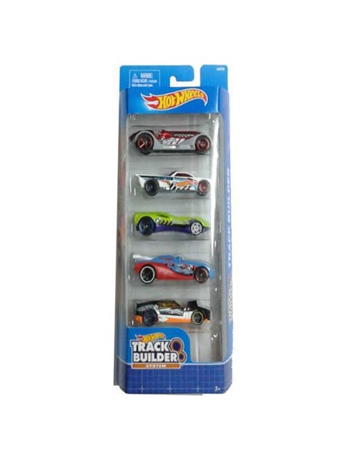 Hot Wheels: Pályaépítő 5db-os kisautó szett - Mattel