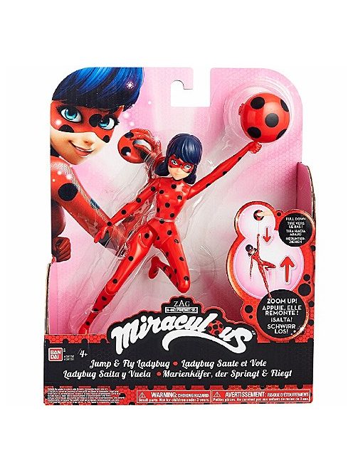 Miraculous - Katicabogár és Fekete Macska: Katicabogár játékfigura 19cm