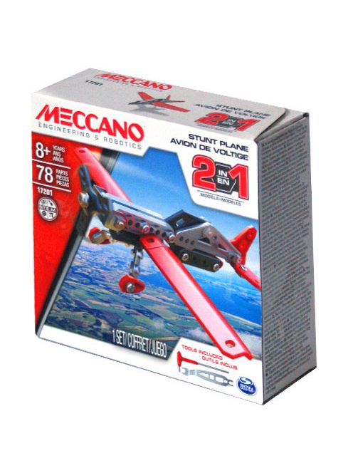 Meccano 2 az1-ben repülő fémépítő szett