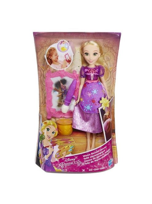 Disney Hercegnők: Aranyhaj baba mágikus festő szettel - Hasbro