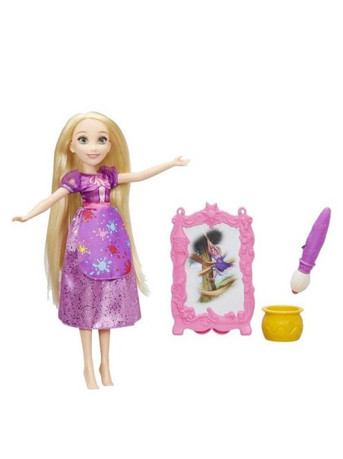Disney Hercegnők: Aranyhaj baba mágikus festő szettel - Hasbro