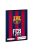 FC Barcelona sima füzet A/5 gránátvörös-kék