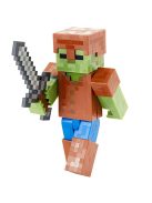 Minecraft: Zombi páncélban karakter figura - Mattel