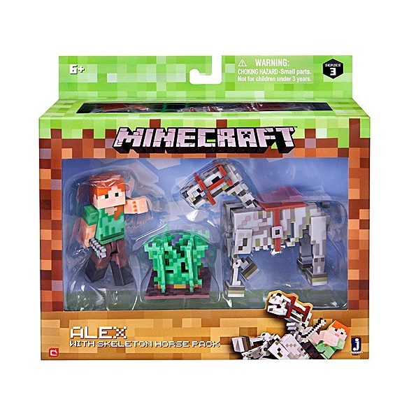 Minecraft: Alex Csontváz lóval figuraszett