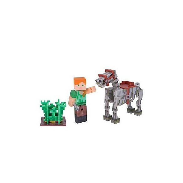 Minecraft: Alex Csontváz lóval figuraszett