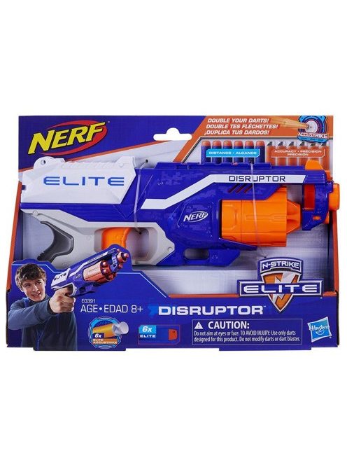 Nerf N-Strike Disruptor szivacslövő fegyver 6+2 lőszerrel - Hasbro