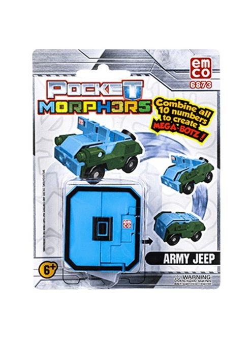 Pocket Morphers 0 Katonai Jeep átalakítható figura