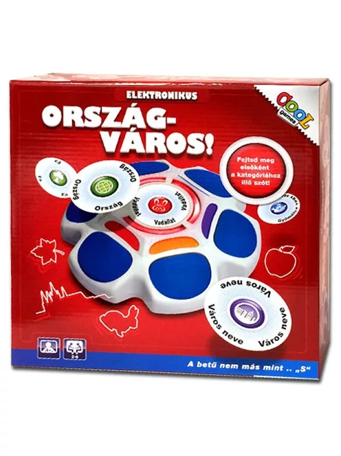 Ország-város elektromos társasjáték