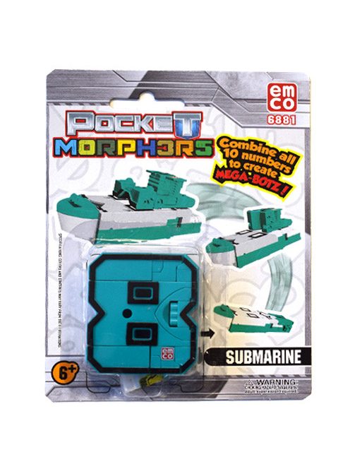 Pocket Morphers I. 8 Submarine átalakítható figura