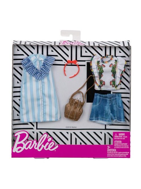 Barbie dupla ruhaszett kiegészítővel FXJ63