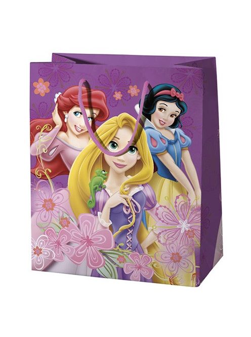 Disney hercegnők normál méretű ajándéktáska 11x6x14cm