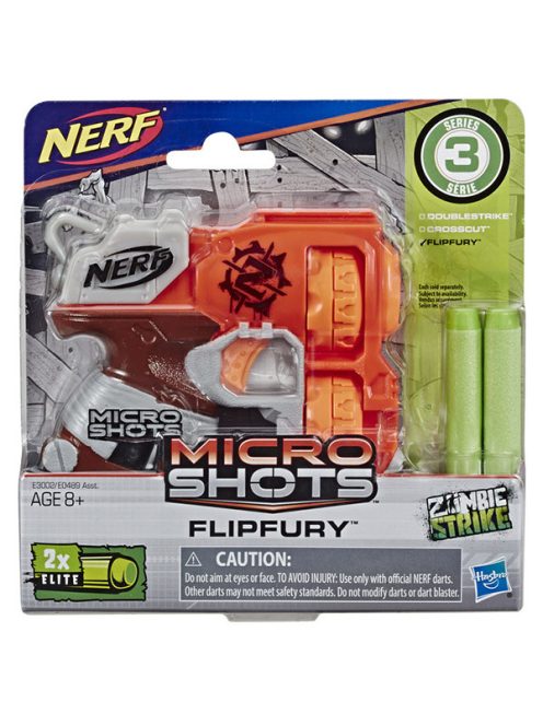 Nerf MicroShots ZombieStrike Filipfury szivacslövő fegyver - Hasbro