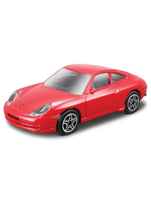 Bburago: Porsche Carrera 911 piros kisautó 1/43