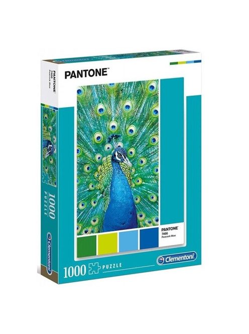 Pantone Türkiz páva puzzle 1000db-os - Clementoni