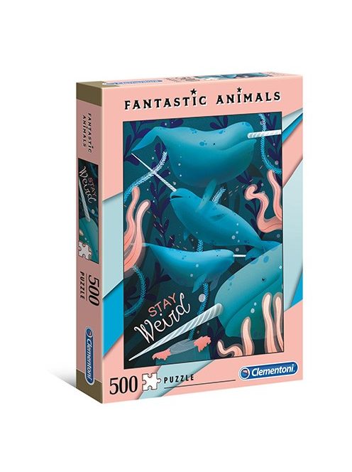 Narválok Fantastic Animals 500db-os puzzle - Clementoni