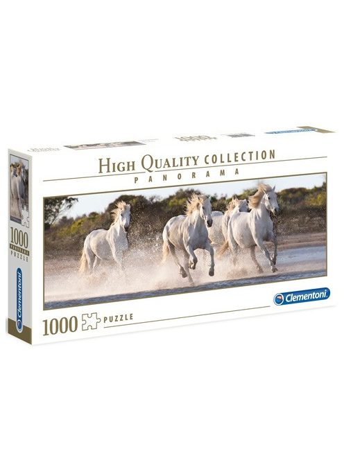 Vágtázó lovak HQC 1000db-os Panoráma puzzle - Clementoni