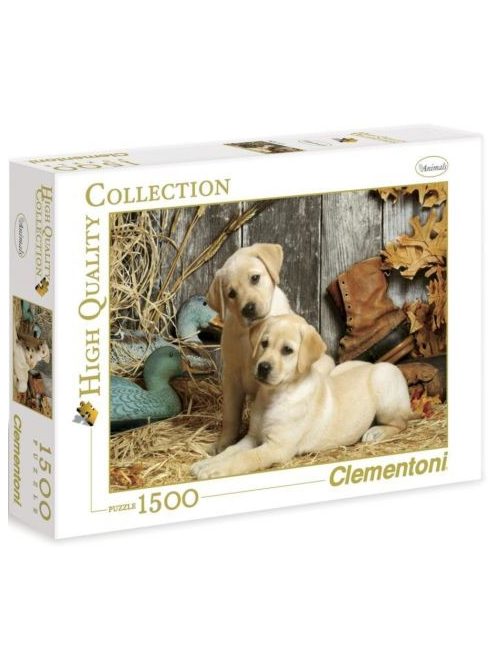 Clementoni: Labradorok 1500db-os puzzle - High Quality Collection