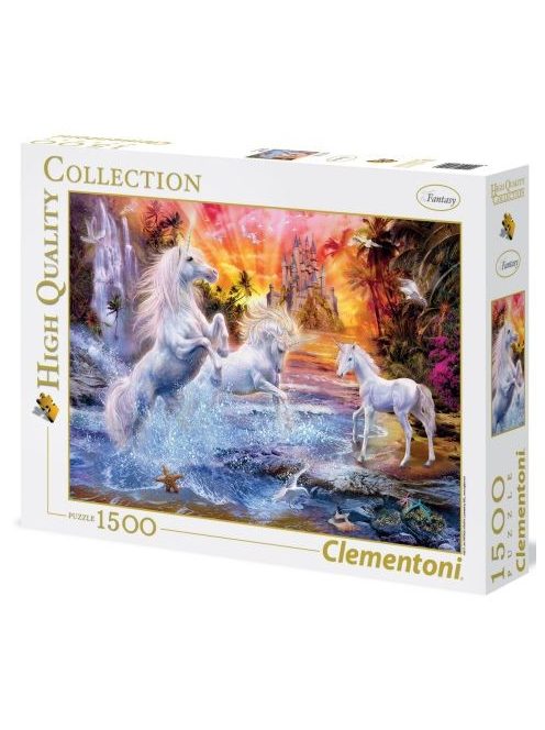 Clementoni: Vad unikornisok 1500db-os puzzle - High Quality Collection