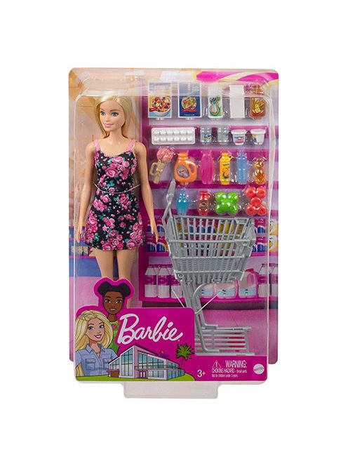 Barbie - Nagy- bevásárlás játékszett