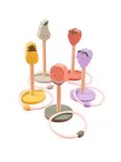 Fa karikadobáló játék gyümölcsmintákkal JaBaDaBaDo