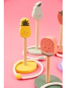 Fa karikadobáló játék gyümölcsmintákkal JaBaDaBaDo