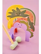 Krokett kültéri labdajáték fából JaBaDaBaDo