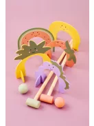 Krokett kültéri labdajáték fából JaBaDaBaDo