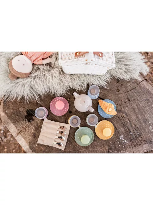 Teáscsésze készlet piknikkosárkával Jabadabado