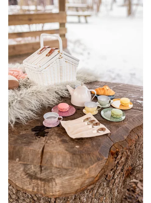 Teáscsésze készlet piknikkosárkával Jabadabado