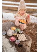 Teáscsésze készlet piknikkosárkával Jabadabado