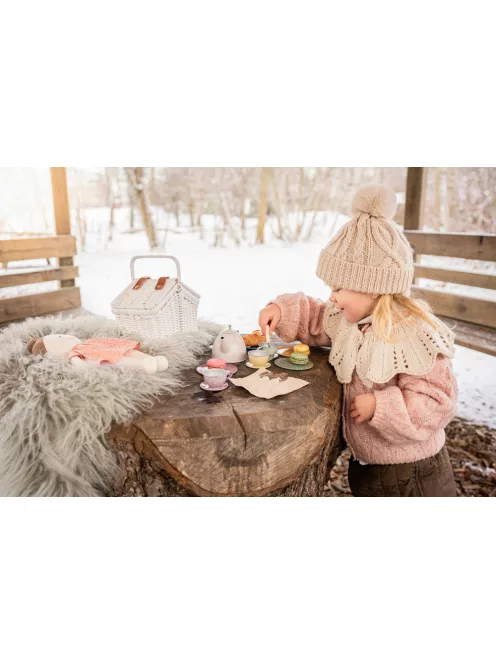 Teáscsésze készlet piknikkosárkával Jabadabado