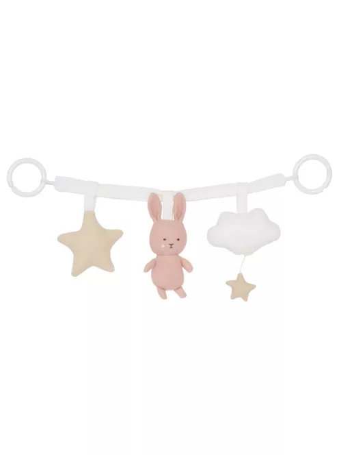 Babakocsi lánc, Pasztell rózsaszín nyuszi Jabadabado