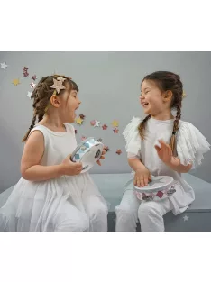 Csörgődob pasztell rózsaszín Jabadabado