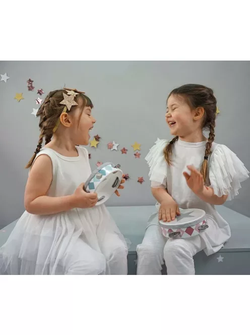 Csörgődob pasztell rózsaszín Jabadabado