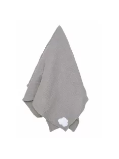 Baba takaró pasztell szürke Jabadabado