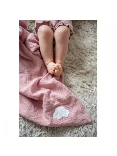 Baba takaró pasztell rózsaszín Jabadabado