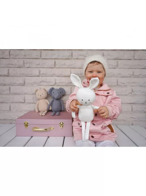 Puha plüss ajándékdobozban, nyuszi Jabadabado