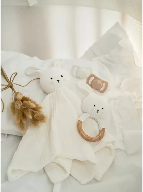 Nyuszis baba ajándékcsomag szundikendővel Jabadabado