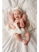 Rózsaszín nyuszis baba ajándékcsomag Jabadabado