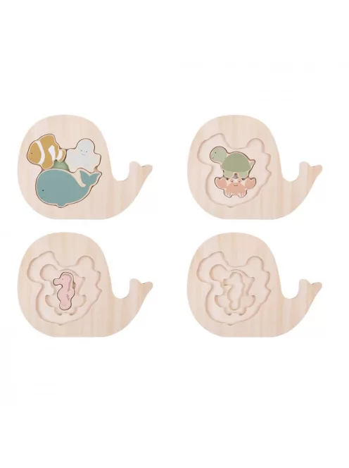 Fa réteges puzzle, Óceán Jabadabado