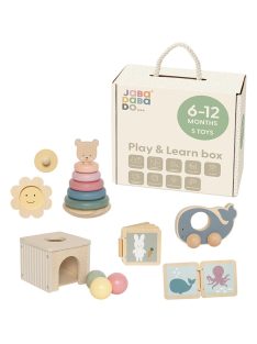   Montessori fejlesztő játékcsomag 6-12 hónapos babáknak Jabadabado