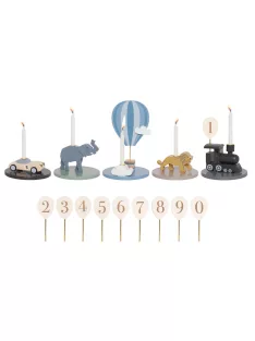Születésnapi gyertyatartó díszek, fiús Jabadabado