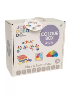   Montessori fejlesztő játékcsomag, Játék a színekkel Jabadabado