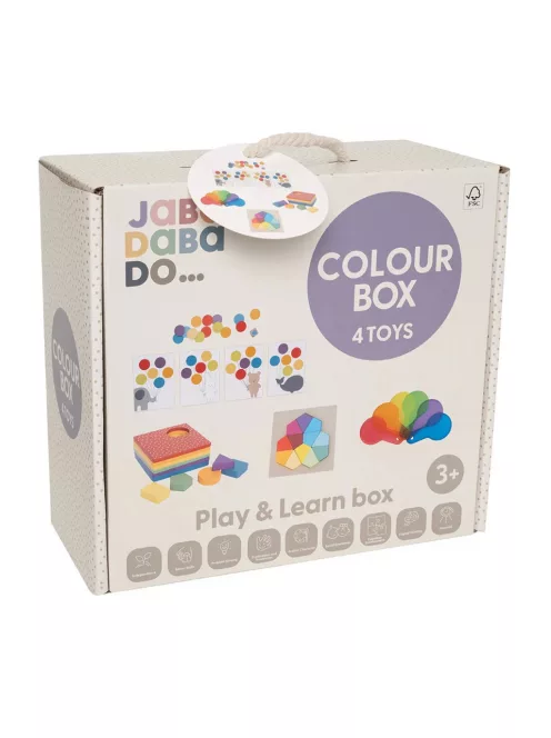Montessori fejlesztő játékcsomag, Játék a színekkel Jabadabado