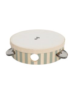 Pasztell zöld csörgődob gyerekhangszer Jabadabado