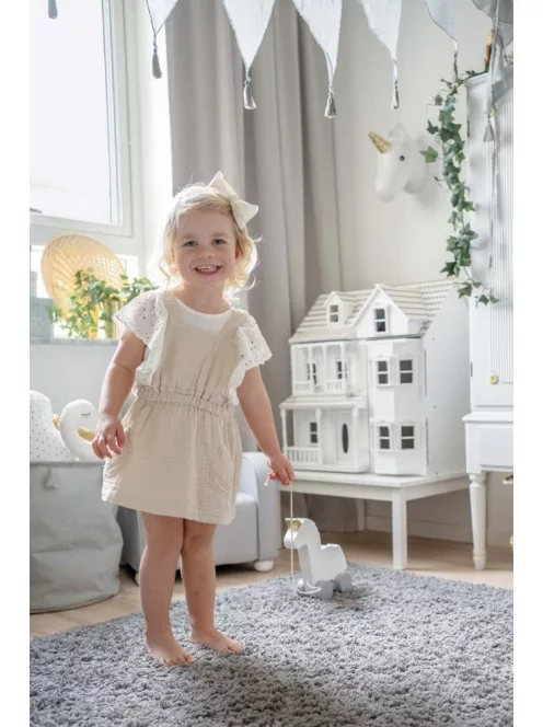 Húzható hófehér unikornis fából Jabadabado