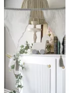 Húzható hófehér unikornis fából Jabadabado