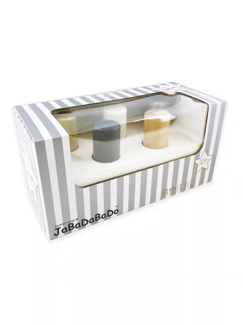 Fa kalapáló játék ezüst és arany Jabadabado